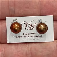 Orecchini Vidali Gioielli Donna in Argento Perla ORAR-64-34 - ORAR-64-34